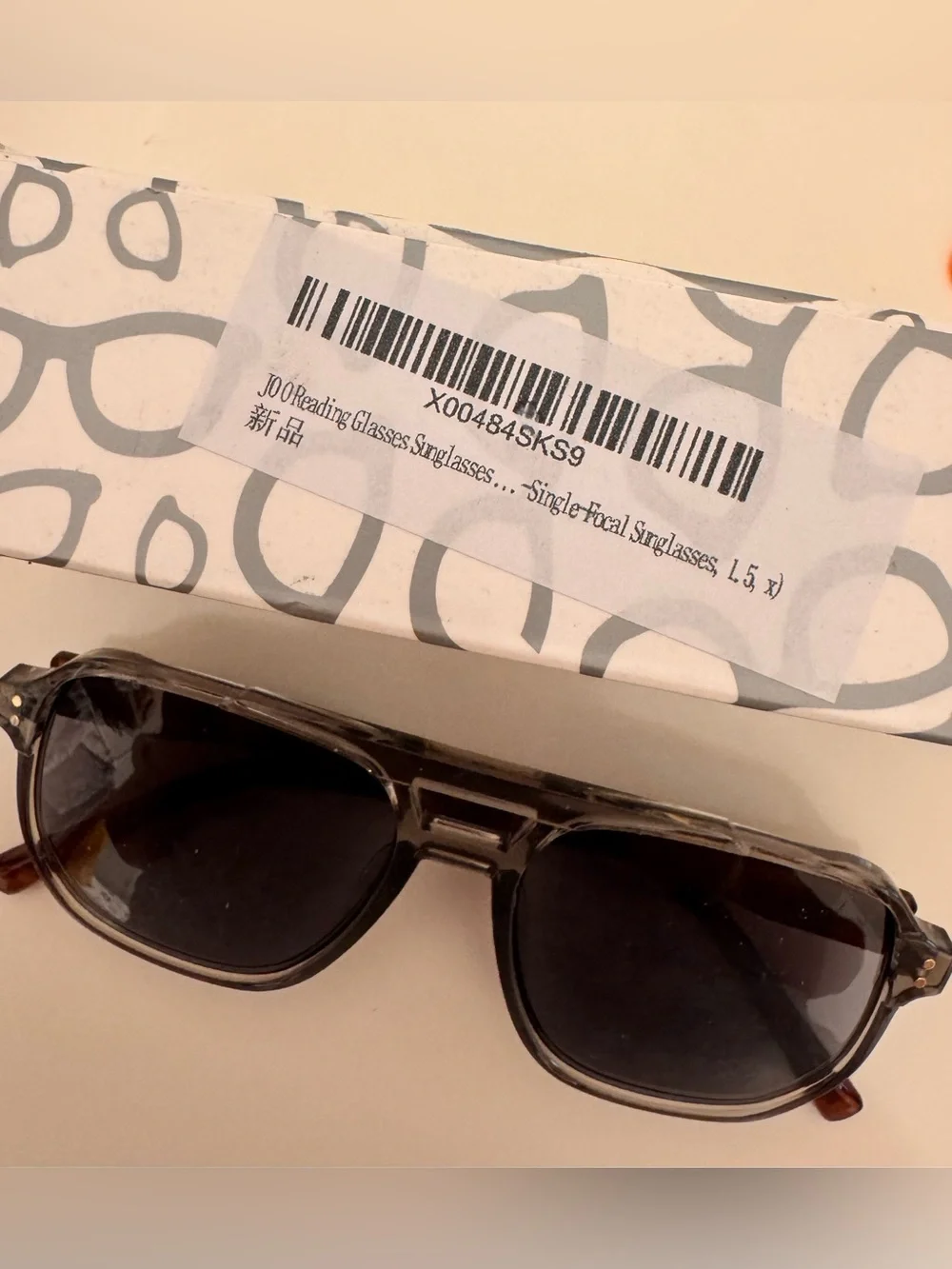 Black Reading Sunglasses - Polarized Aviator Style